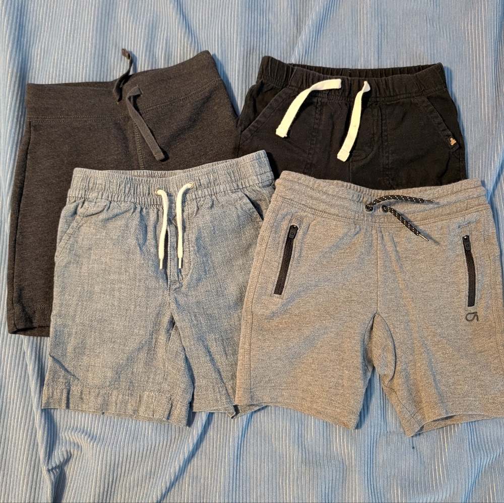 GAP Kids Shorts Set - Dark Gray, Black, Light Blue, Gray